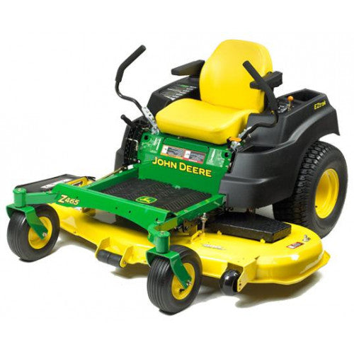 John Deere Z445, Z465 Eztrak Riding Lawn Residential Mower Pdf Repair Service Technical Manual TM1499 2