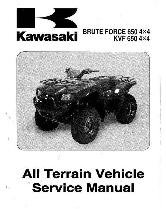 Kawasaki Brute Force 650, KVF 650 4×4 ATV Pdf Repair Service Manual
