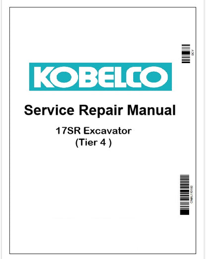 Kobelco 17SR Excavator (Tier 4 ) Pdf Repair Service manual