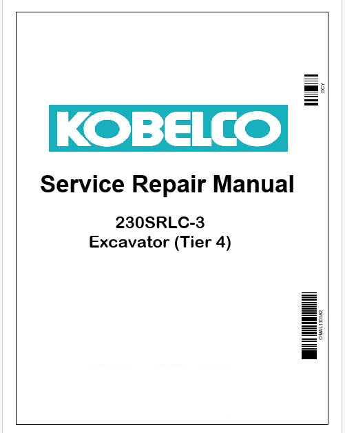 Kobelco 230SRLC-3 Excavator (Tier 4) Pdf Repair Service manual