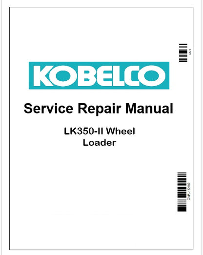 Kobelco LK350-II Wheel Loader Pdf Repair Service manual