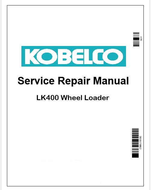 Kobelco LK400 Wheel Loader Pdf Repair Service manual