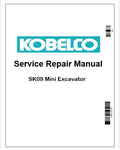 Kobelco SK09 Mini Excavator Pdf Repair Service manual