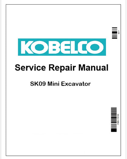 Kobelco SK09 Mini Excavator Pdf Repair Service manual