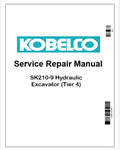 Kobelco SK210-9 Hydraulic Excavator Pdf Repair Service manual (Tier 4)