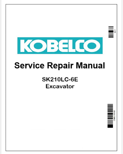 Kobelco SK210LC-6E Excavator Pdf Repair Service manual