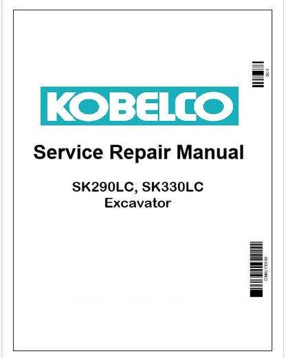 Kobelco SK290LC, SK330LC Excavator Pdf Repair Service manual
