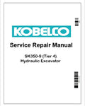 Kobelco SK350-9 (Tier 4) Hydraulic Excavator Pdf Repair Service manual