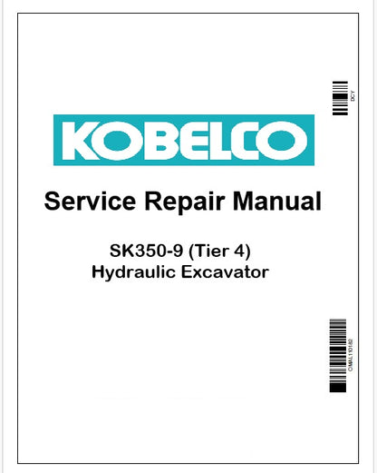 Kobelco SK350-9 (Tier 4) Hydraulic Excavator Pdf Repair Service manual