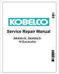 Kobelco SK400-IV, SK400LC-IV Excavator Pdf Repair Service manual
