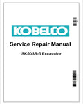 Kobelco SK50SR-5 Excavator Pdf Repair Service manual