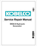 Kobelco SK60-8 Hydraulic Excavator Pdf Repair Service manual