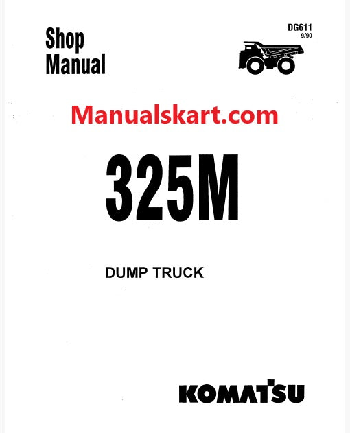 Komatsu 325M Dump Truck Pdf Repair Service Manual