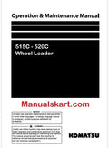 Komatsu 515C - 520C Wheel Loader Pdf Operation and Maintenance Manual
