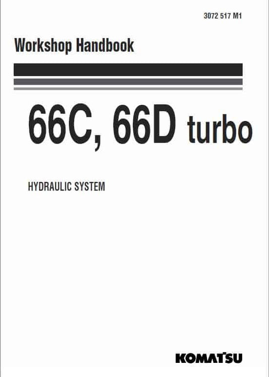 Komatsu 66C Turbo, 66D Turbo Wheel Loader Pdf Shop Repair Service Manual