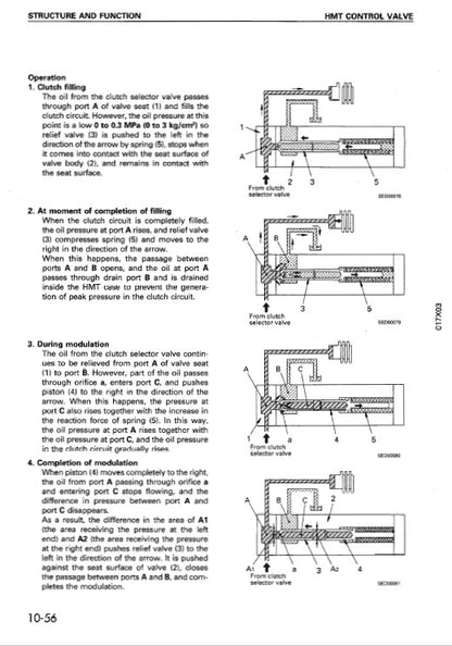 Komatsu D155AX-3 Super Dozer Bulldozer Pdf Service Repair Manual (Sn 60001 & Up) JPN 2