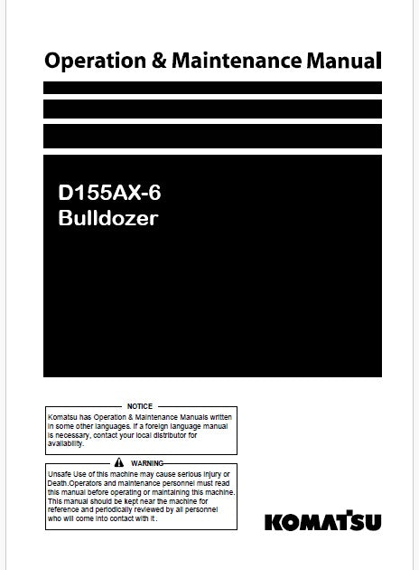 komatsu-d155ax-6-bulldozer-pdf-operation-and-maintenance-manual