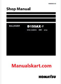 Komatsu D155AX-7 Bulldozer Pdf Shop Repair Service Manual Sn 90001 and UP (JPN)