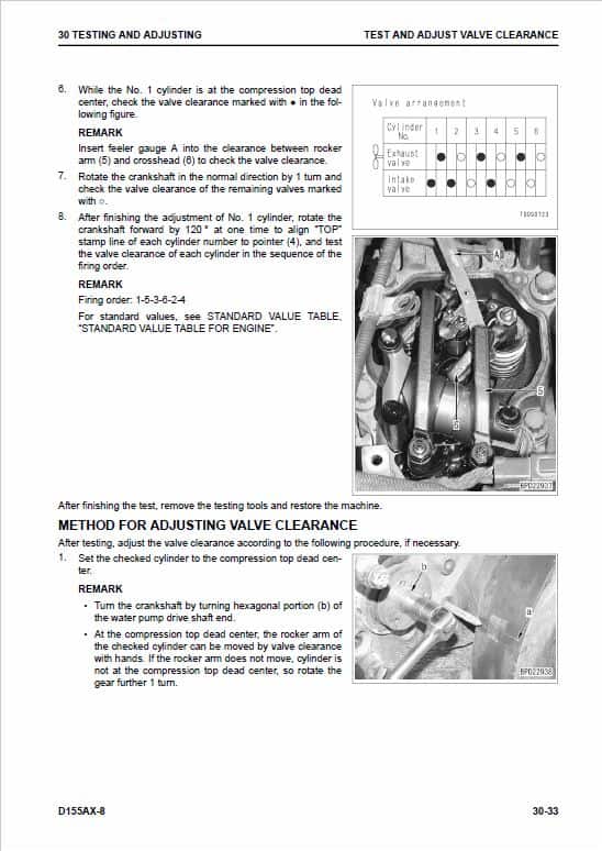 Komatsu D155ax-8 Bulldozer Pdf Service Repair Manual (Sn 100001 & Up) JPN 2