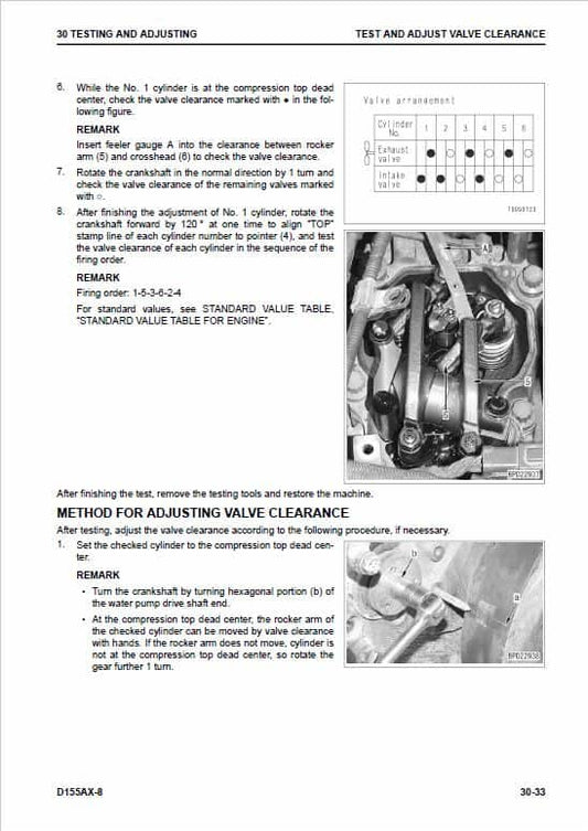 Komatsu D155axi-8 Bulldozer Pdf Service Repair Manual (Sn 100040 & Up) JPN