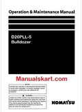Komatsu D20PLL-5 Bulldozer Pdf Operation and Maintenance Manual