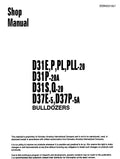 Komatsu D31E-20, D31P-20, D31P-20A, D31PL-20, D31PLL-20, D31S-20, D31Q-20 Bulldozer Pdf Service Repair Manual