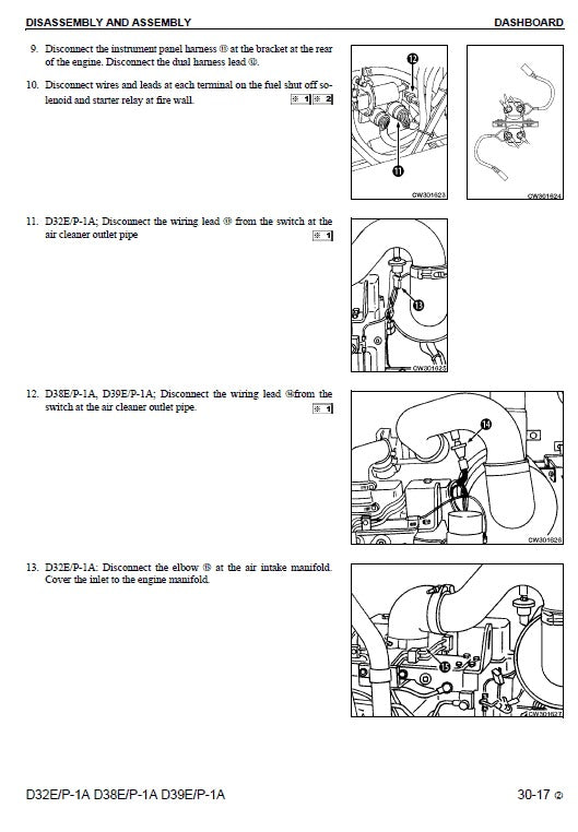 Komatsu D32E/P-1 D38E/P-1 D39E/P-1 Bulldozer Pdf Service Repair Manual 2