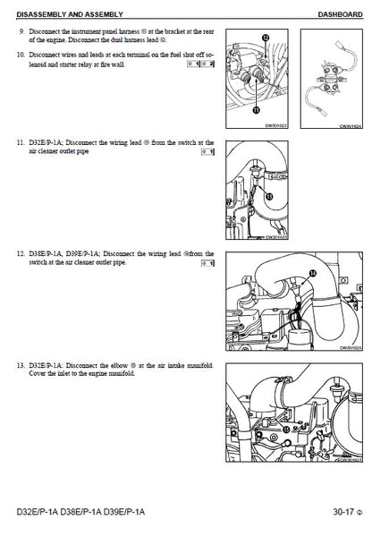 Komatsu D32E/P-1 D38E/P-1 D39E/P-1 Bulldozer Pdf Service Repair Manual 2