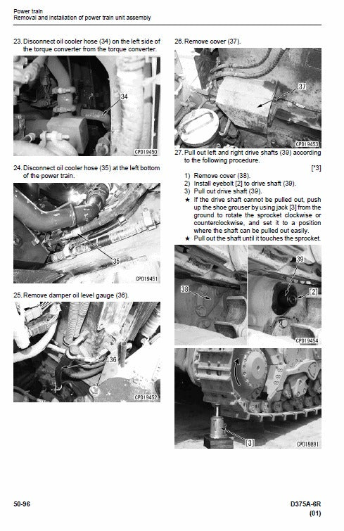 Komatsu D375A-6 D375A-6R Bulldozer Pdf Service Repair Manual 2