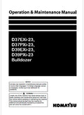 Komatsu D37EXi-23, D37PXi-23, D39EXi-23, D39PXi-23 Bulldozer Pdf Operation and Maintenance Manual