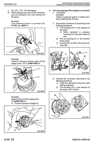 Komatsu D39EX-22, D39PX-22 Bulldozer Ecot3 Pdf Service Repair Manual (Sn 3001 And Up) 2