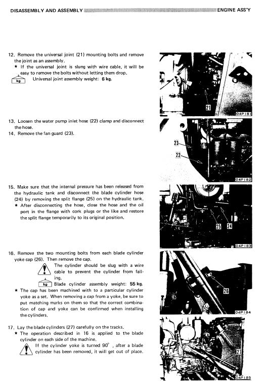 Komatsu D45A-1, D45P-1, D45S-1, D40A-1, D40P-1 Dozer Bulldozer Pdf Service Repair Manual (Sn 1504 And Up, 1501 And Up)