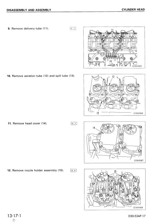 Komatsu D50A-17 D50P-17 D53A-17 D53P-17 Bulldozer Pdf Service Repair Manual