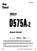 Komatsu D575A-2 Super Dozer Bulldozer Pdf Service Repair Manual (Sn 10012 And Up)