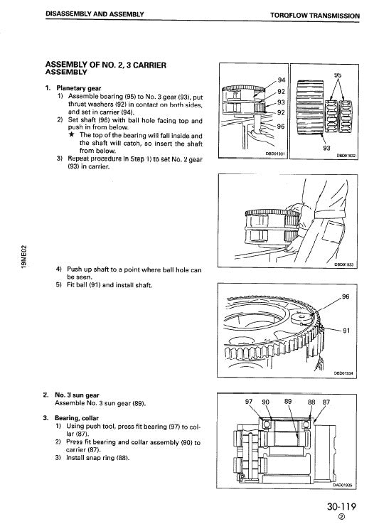 Komatsu D575A-2 Super Dozer Bulldozer Pdf Service Repair Manual (Sn 10012 And Up) 2