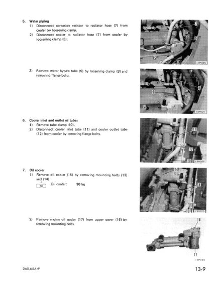 Komatsu D60A-6, D60P-6, D60PL-6, D65A-6, D65P-6 Dozer Bulldozer Pdf Service Repair Manual (Sn 31001 And Up, 32001 And Up, 30001 And Up) 2