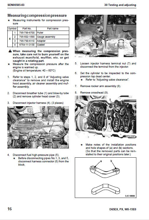 Komatsu D68ESS-12 Bulldozer Pdf Repair Service Manual (Sn J10001 And Up)