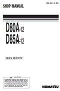 Komatsu D80A-12, D85A-12 Bulldozer Pdf Repair Service Manual