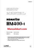 Komatsu HM400-1 Articulated Dump Truck Pdf Shop Repair Service Manual Sn 1001 and UP