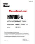 Komatsu HM400-1L Articulated Dump Truck Pdf Shop Repair Service Manual Sn A10001 and UP