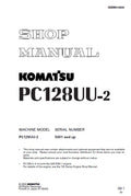 Komatsu PC128UU-2 Hydraulic Excavator Pdf Repair Service Manual