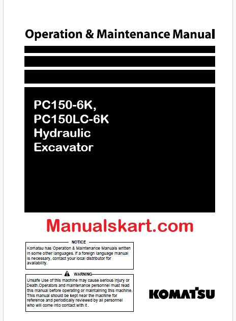 komatsu-pc150-6k-pc150lc-6k-hydraulic-excavator-pdf-operation-and-maintenance-manual