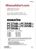 Komatsu PC35MR-2 Hydraulic Excavator Pdf Repair Service Manual Sn 5001 and UP