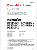 Komatsu PC30MRX-1 Crawler Excavator Pdf Repair Service Manual Sn 10001 and UP