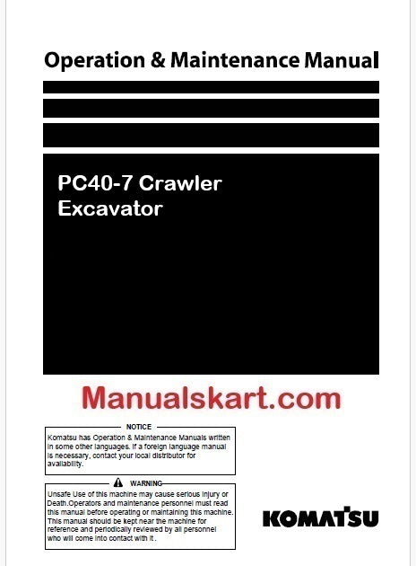 komatsu-pc40-7-crawler-excavator-pdf-operation-and-maintenance-manual