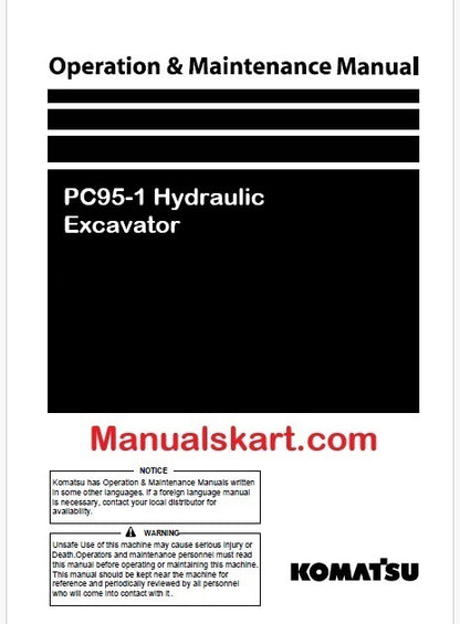 komatsu-pc95-1-hydraulic-excavator-pdf-operation-and-maintenance-manual