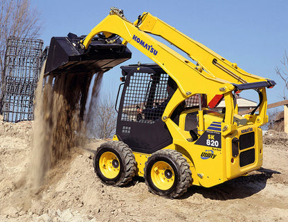 Komatsu SK818-5, SK820-5 Turbo Skid Steer Loader Pdf Shop Repair Service Manual