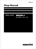 Komatsu WA200-8 Wheel Loader Pdf Repair Service Manual Sn 85001 and UP