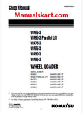 Komatsu WA75-3 Wheel Loader Pdf Repair Service Manual Sn HA950051 and UP