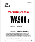 Komatsu WA900-1, WA900-1LC Wheel Loader Pdf Repair Service Manual Sn A20008 and UP
